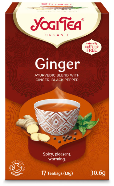 HERBATKA IMBIROWA (GINGER) BIO (17 x 1,8 g) 30,6 g – YOGI TEA