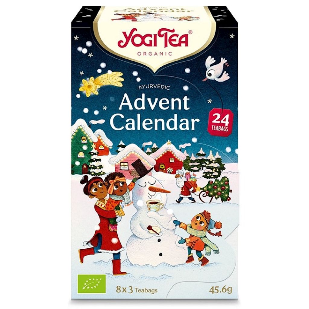 KALENDARZ ADWENTOWY (HERBATKI I HERBATY) BIO (24 szt.) 45,6 g  – YOGI TEA (PRODUKT SEZONOWY)