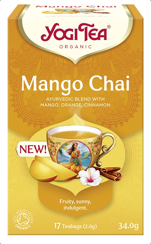 HERBATKA MANGO CHAI BIO (17 x 2 g) 34 g – YOGI TEA