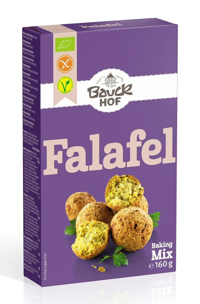 MIESZANKA NA FALAFEL BEZGLUTENOWA BIO 160 g – BAUCK HOF