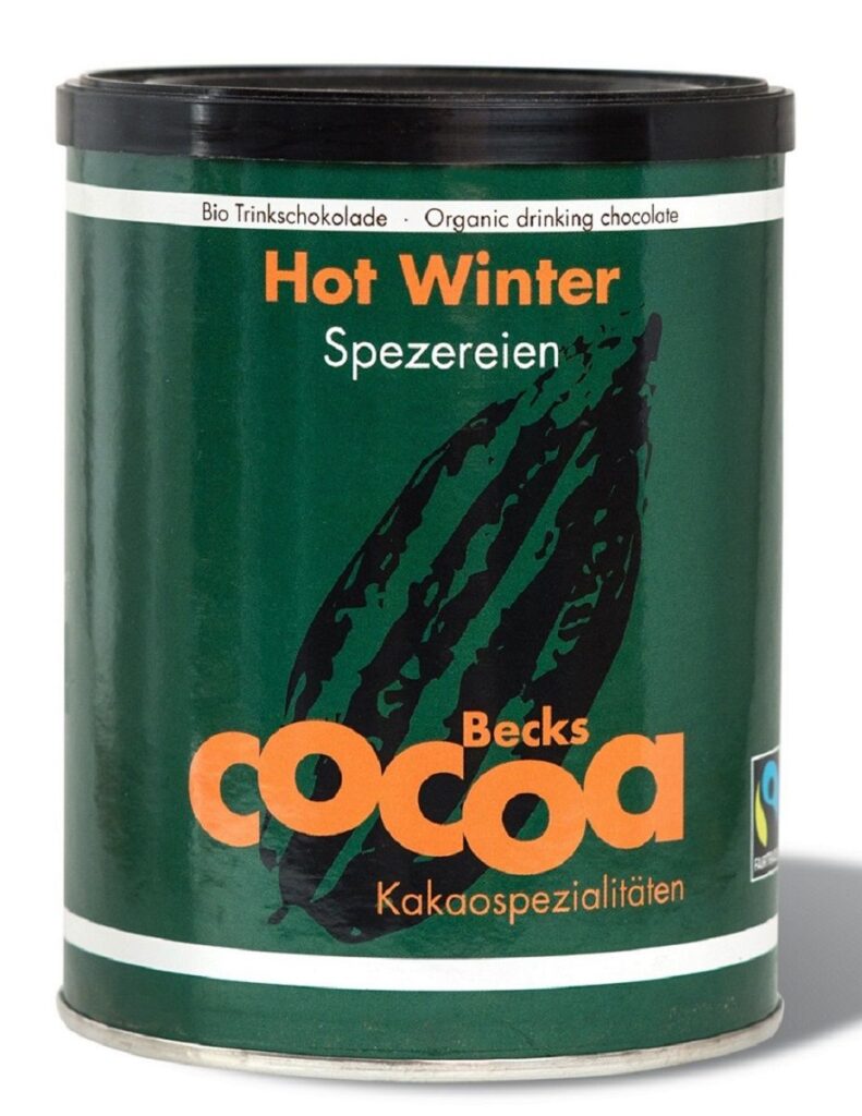 CZEKOLADA DO PICIA HOT WINTER BEZGLUTENOWA BIO 250 g – BECKS COCOA
