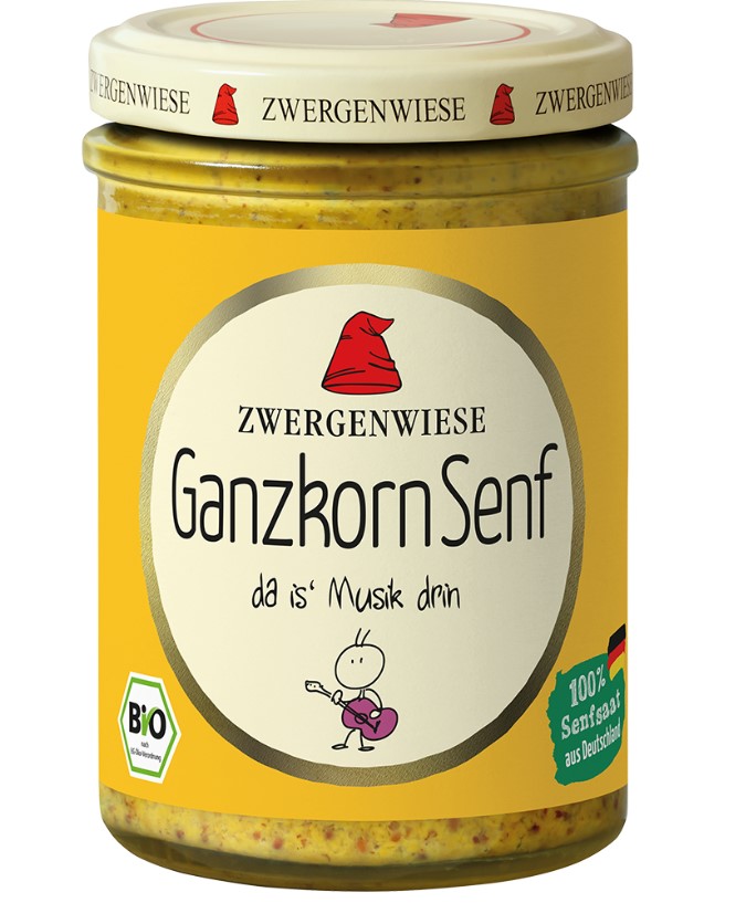 MUSZTARDA FRANCUSKA BEZGLUTENOWA BIO 160 ml – ZWERGENWIESE