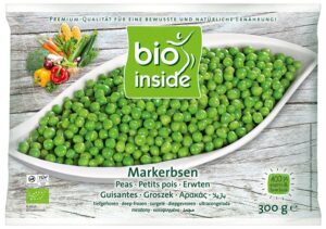GROSZEK ZIELONY MROŻONY BEZGLUTENOWY BIO 300 g - BIO INSIDE