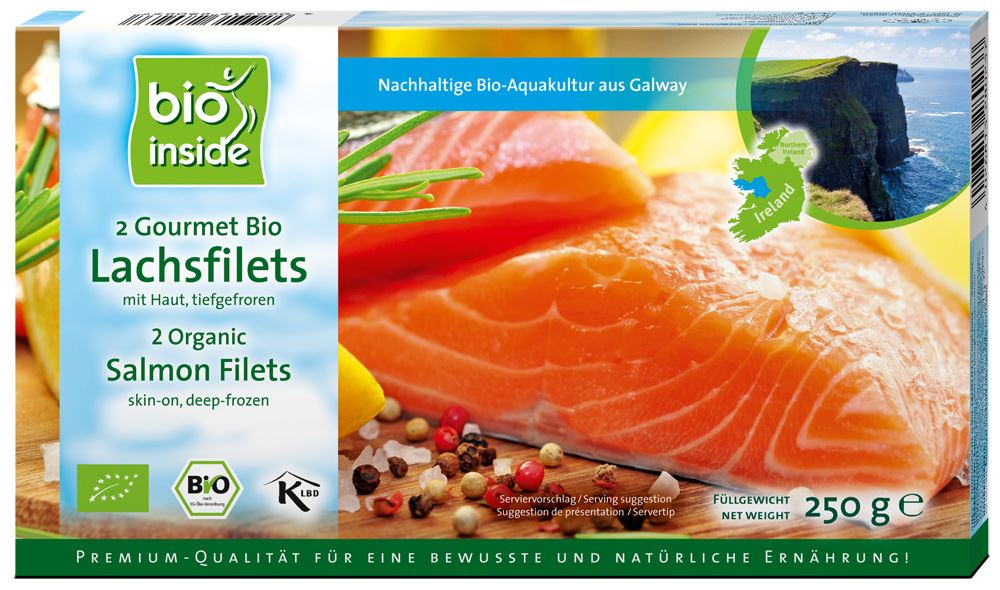 ŁOSOŚ FILET ZE SKÓRĄ MROŻONY BIO 250 g – BIO INSIDE