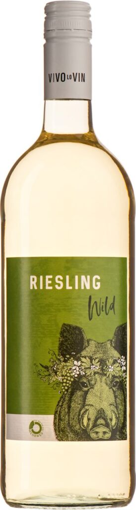 WINO WILDWEIN RIESLING BIAŁE WYTRAWNE BIO 1 L (NIEMCY)