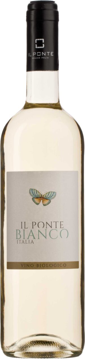 WINO IL PONTE BIANCO BIAŁE WYTRAWNE BIO 0,75 L (WŁOCHY)
