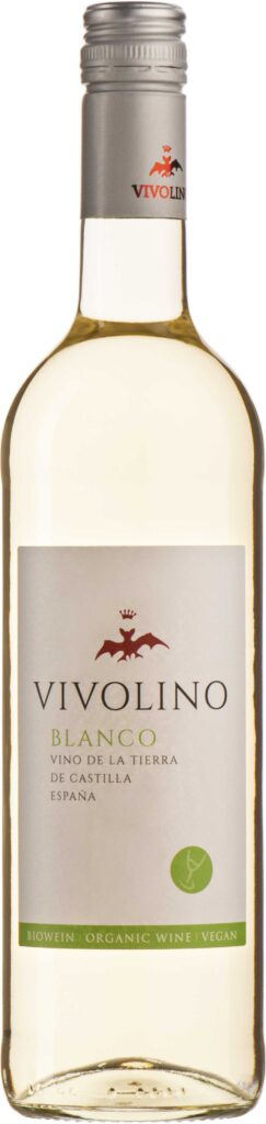 WINO VIVOLINO BLANCO BIAŁE WYTRAWNE BIO 0,75 L (HISZPANIA)