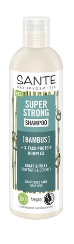 SZAMPON WZMACNIAJĄCY DO WŁOSÓW SŁABYCH I ŁAMLIWYCH BAMBUS I POTRÓJNY KOMPLEKS PROTEINOWY ECO 250 ml – SANTE
