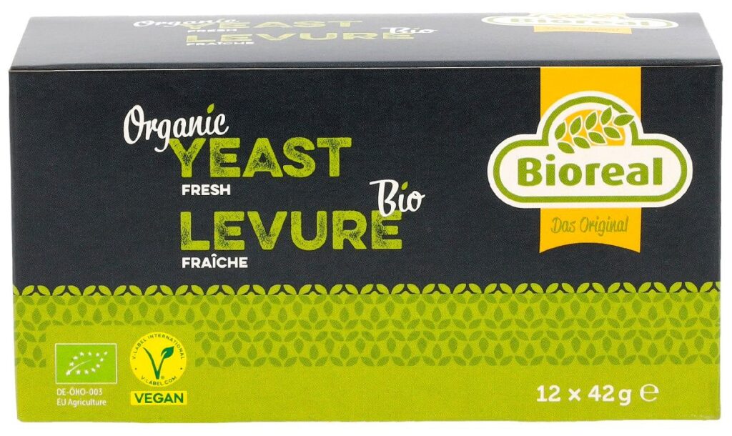 DROŻDŻE ŚWIEŻE BIO 42 g – BIOREAL