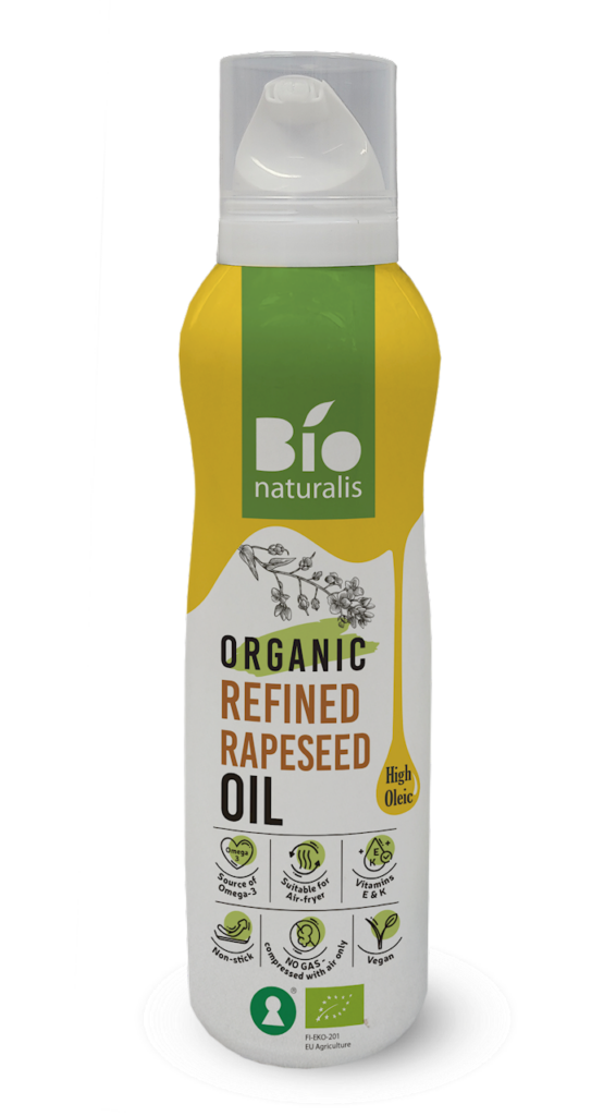 OLEJ RZEPAKOWY (SPRAY) TŁOCZONY NA ZIMNO OMEGA-3 BIO 200 ml – EKKO (BIONATURALIS)