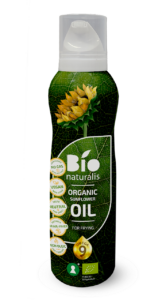 OLEJ SŁONECZNIKOWY (SPRAY) DO GOTOWANIA I SMAŻENIA TŁOCZONY NA ZIMNO BIO 200 ml - EKKO (BIONATURALIS)