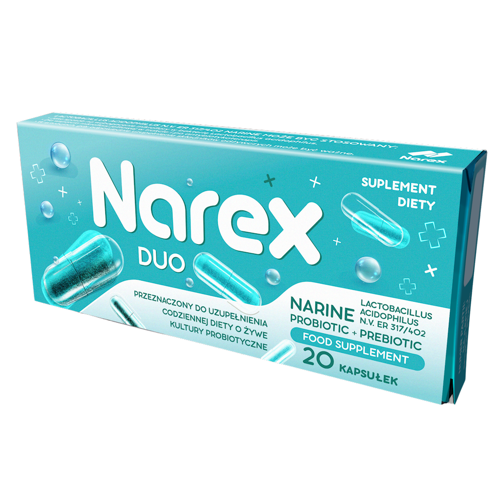 PROBIOTYK NARINE DUO 20 KAPSUŁEK – NAREX