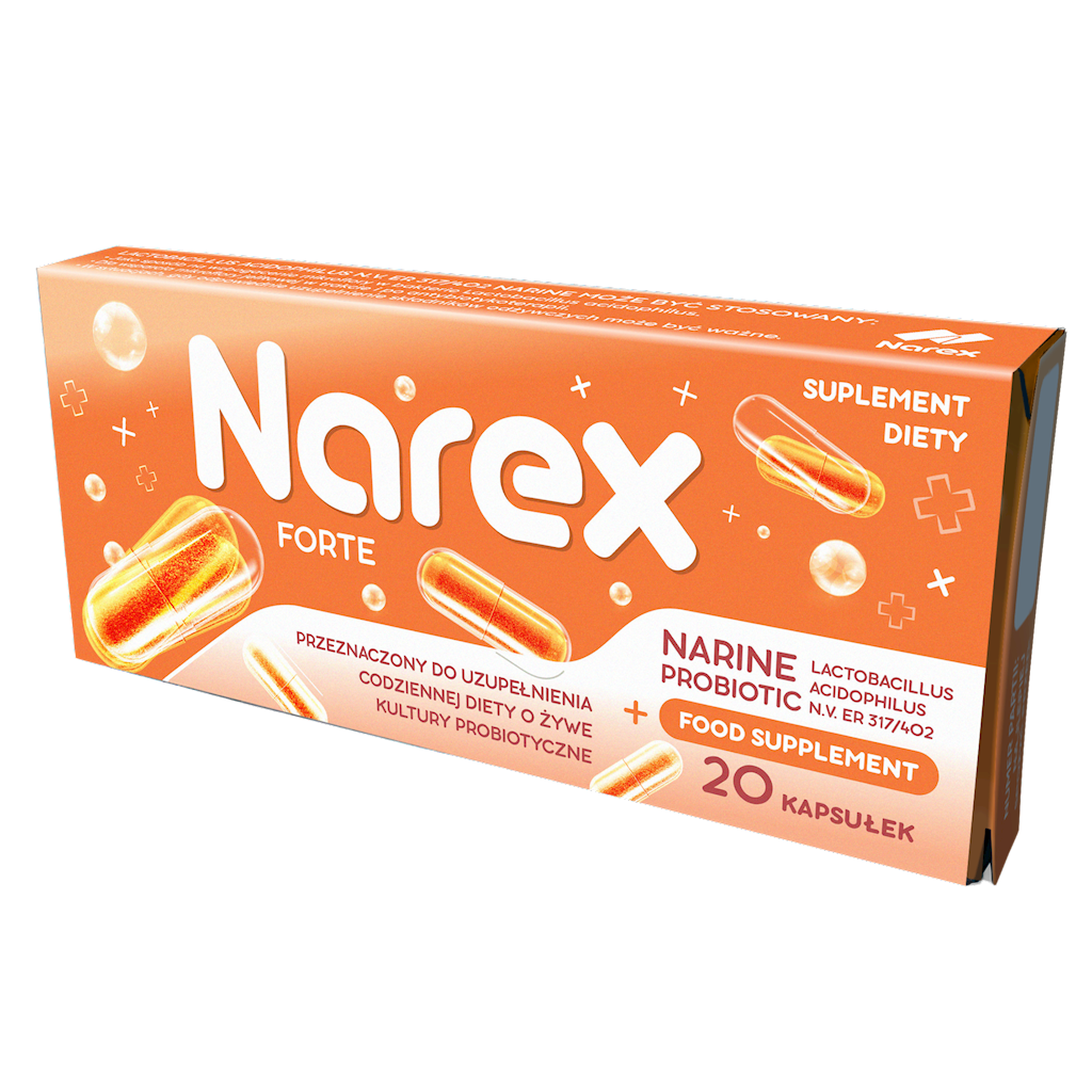 PROBIOTYK NARINE FORTE 20 KAPSUŁEK – NAREX