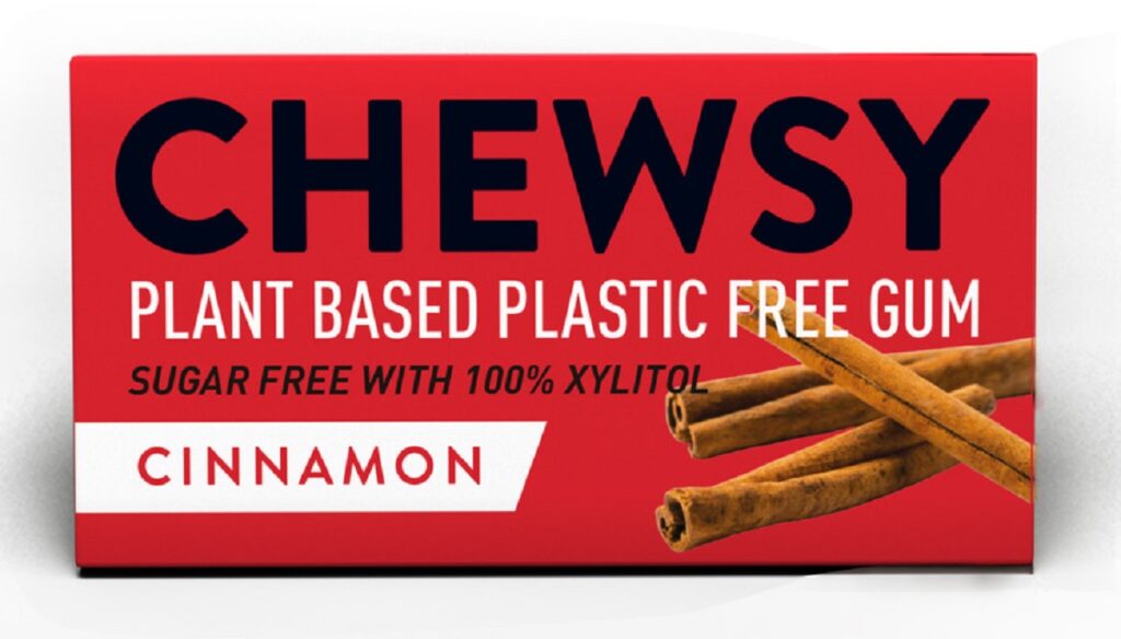 GUMA DO ŻUCIA Z KSYLITOLEM O SMAKU CYNAMONOWYM (10 szt.) 15 g – CHEWSY