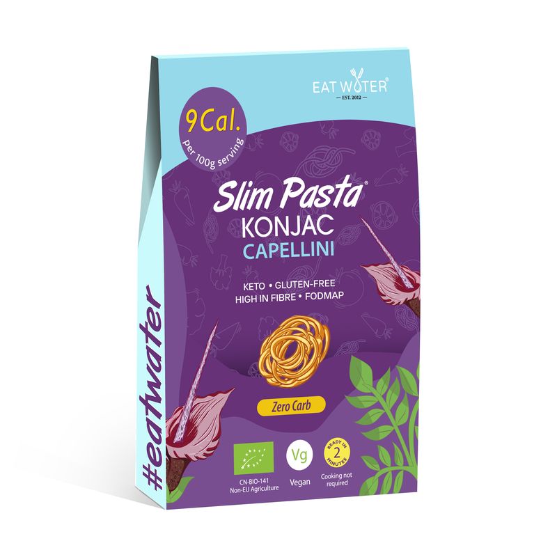 MAKARON (KONJAC) CAPELLINI BEZGLUTENOWY BIO 270 g (200 g) – SLIM (EAT WATER)