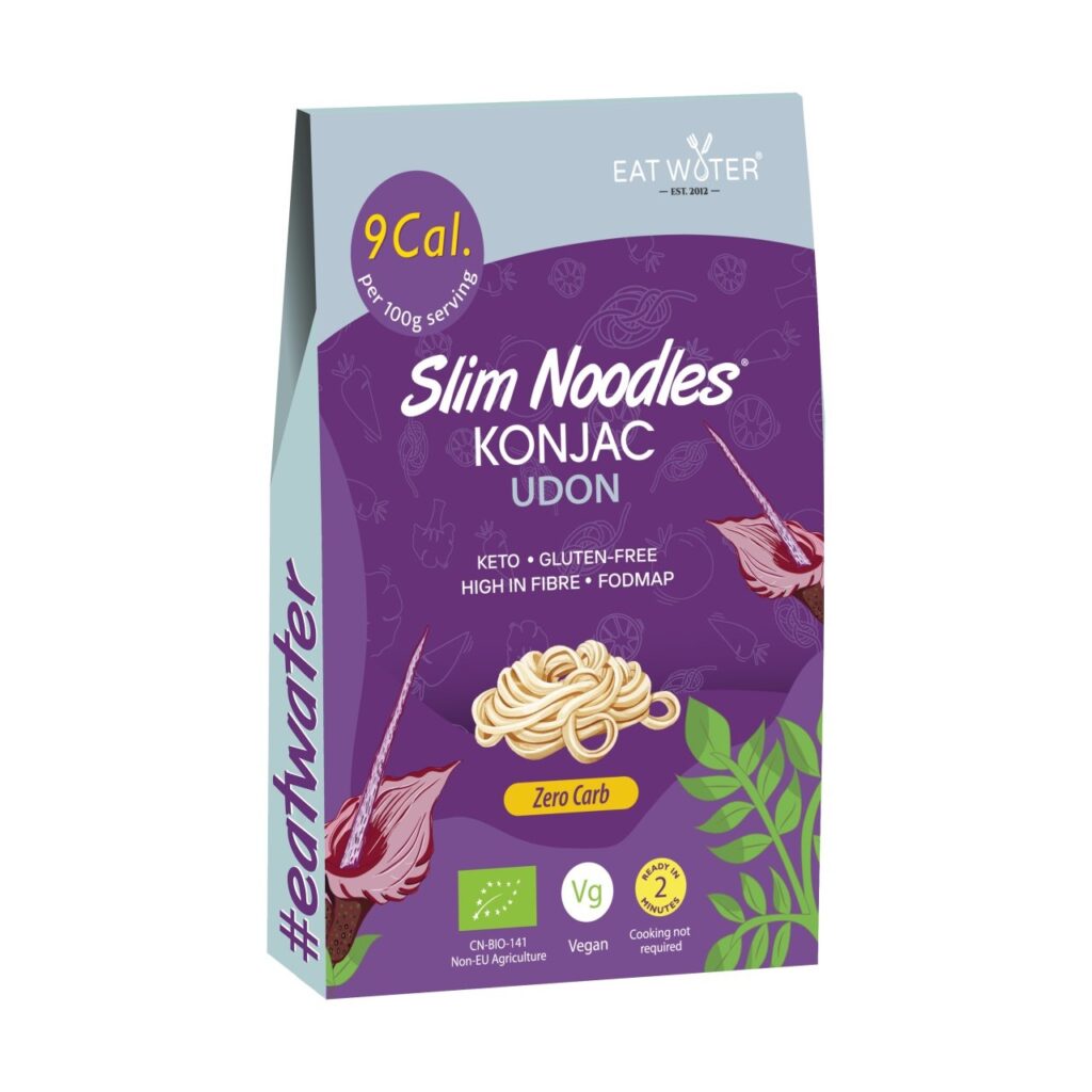 MAKARON (KONJAC) UDON BEZGLUTENOWY BIO 270 g (200 g) – SLIM (EAT WATER)