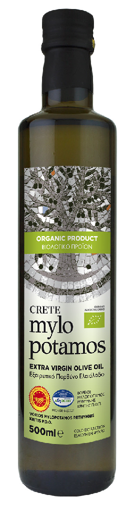 OLIWA Z OLIWEK EXTRA VIRGIN PDO KRETA BIO 500 ml - MYLOPOTAMOS