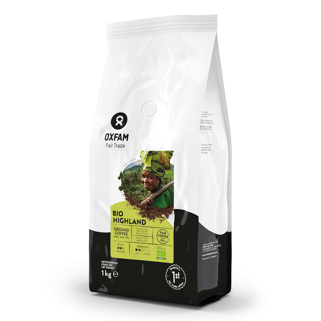 KAWA MIELONA ARABICA/ROBUSTA WYSOKOGÓRSKA FAIR TRADE BIO 1 kg – OXFAM