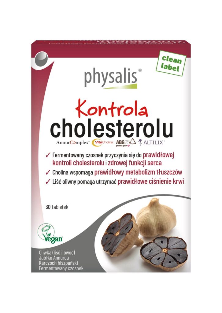 TABLETKI NA KONTROLĘ CHOLESTEROLU 30 szt. – PHYSALIS