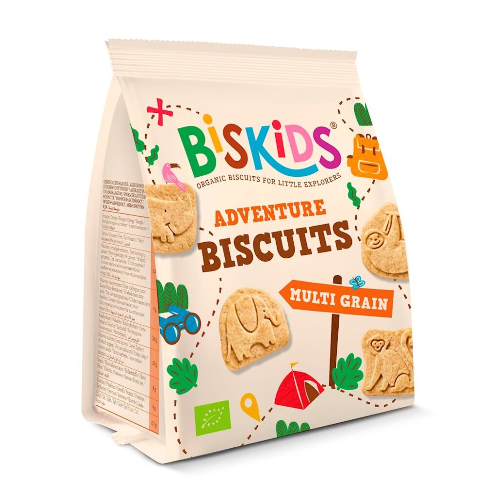 CIASTECZKA WIELOZBOŻOWE ZWIERZĘTA BIO 100 g – BISKIDS