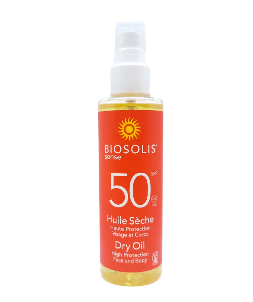 SUCHY OLEJEK PRZECIWSŁONECZNY DO CIAŁA SPF 50 150 ml – BIOSOLIS (SENSE) (PRODUKT SEZONOWY)
