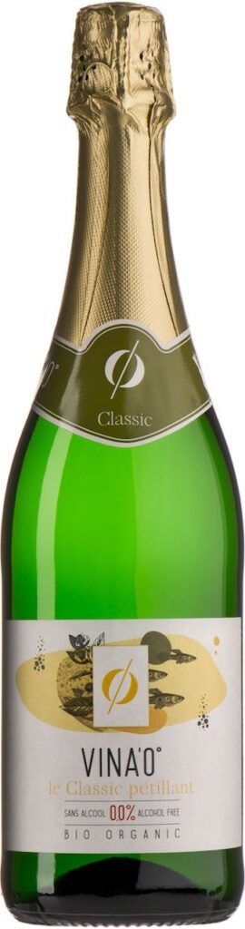WINO BEZALKOHOLOWE LE CLASSIC PETILLANT BIAŁE PÓŁWYTRAWNE MUSUJĄCE BIO 750 ml – VINA0