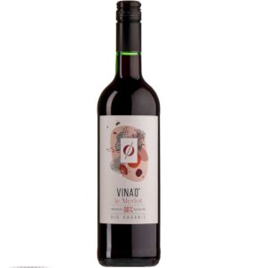 WINO BEZALKOHOLOWE LE MERLOT CZERWONE SŁODKIE BIO 735 ml - VINA0