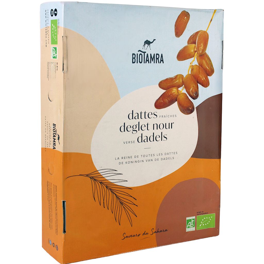 DAKTYLE ŚWIEŻE Z PESTKĄ (NA GAŁĄZKACH) BIO 5 kg – BIOTAMRA