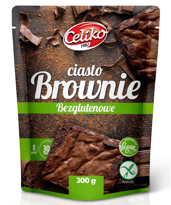 MIESZANKA NA BROWNIE BEZGLUTENOWA 300 g – CELIKO