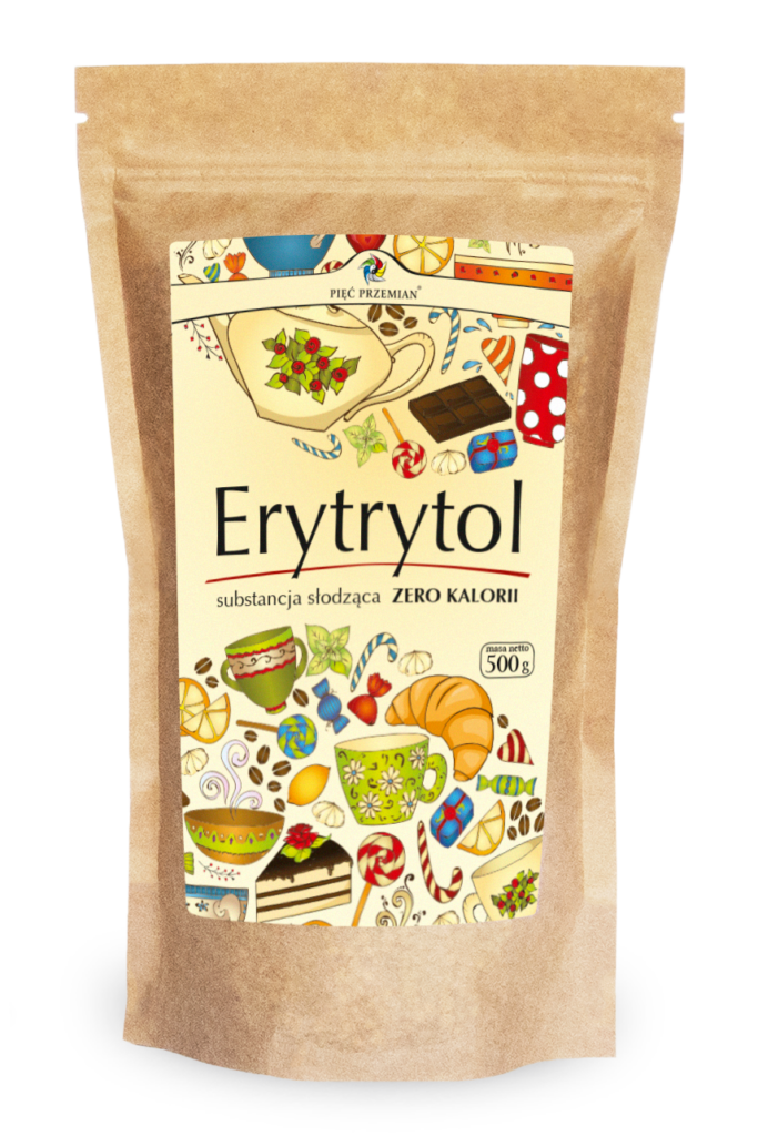 ERYTRYTOL 500 g – PIĘĆ PRZEMIAN