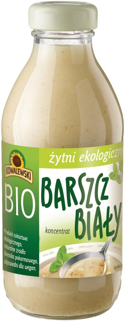 BARSZCZ BIAŁY ŻYTNI KONCENTRAT BIO 320 ml – KOWALEWSKI