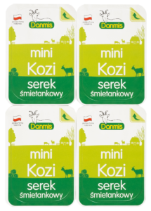 KOZI SEREK ŚMIETANKOWY MINI (4 x 32,5 g) 130 g - DANMIS
