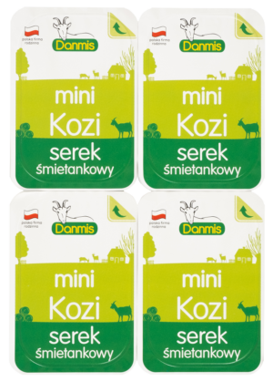 KOZI SEREK ŚMIETANKOWY MINI (4 x 32,5 g) 130 g - DANMIS
