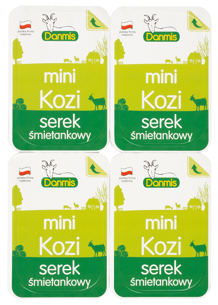 KOZI SEREK ŚMIETANKOWY MINI (4 x 32,5 g) 130 g – DANMIS