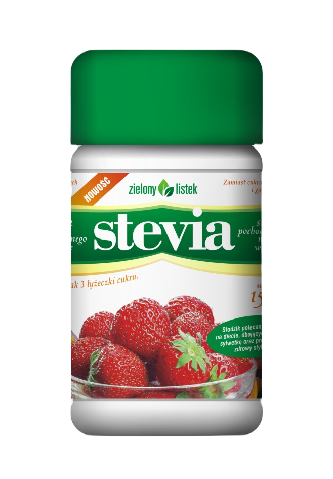 STEVIA PUDER 150 g – ZIELONY LISTEK
