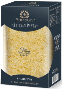 MAKARON (8 JAJECZNY SEMOLINOWY) KRAJANKA ŚREDNIA 200 g - BARTOLINI (ARTISAN PASTA)