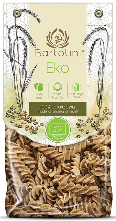 MAKARON (ORKISZOWY RAZOWY) ŚWIDERKI BIO 250 g – BARTOLINI