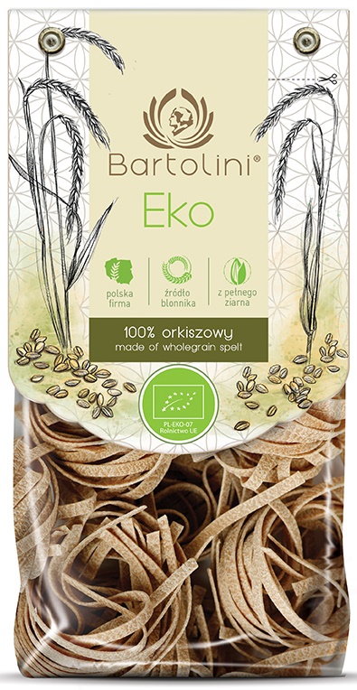 MAKARON (ORKISZOWY RAZOWY) GNIAZDA BIO 250 g – BARTOLINI