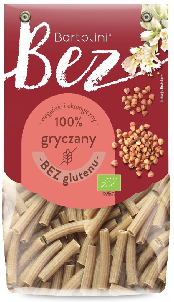 MAKARON (GRYCZANY) RURKA MACCHERONI BEZGLUTENOWY BIO 250 g – BARTOLINI