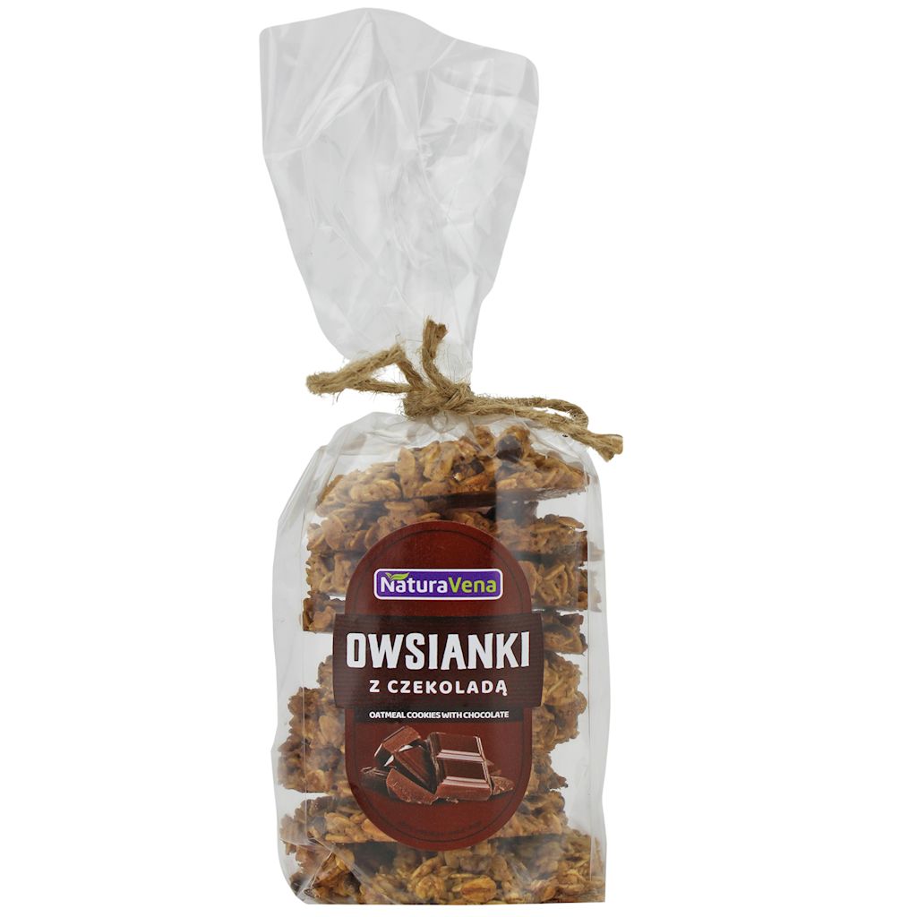 CIASTKA OWSIANKI Z CZEKOLADĄ 175 g – NATURAVENA