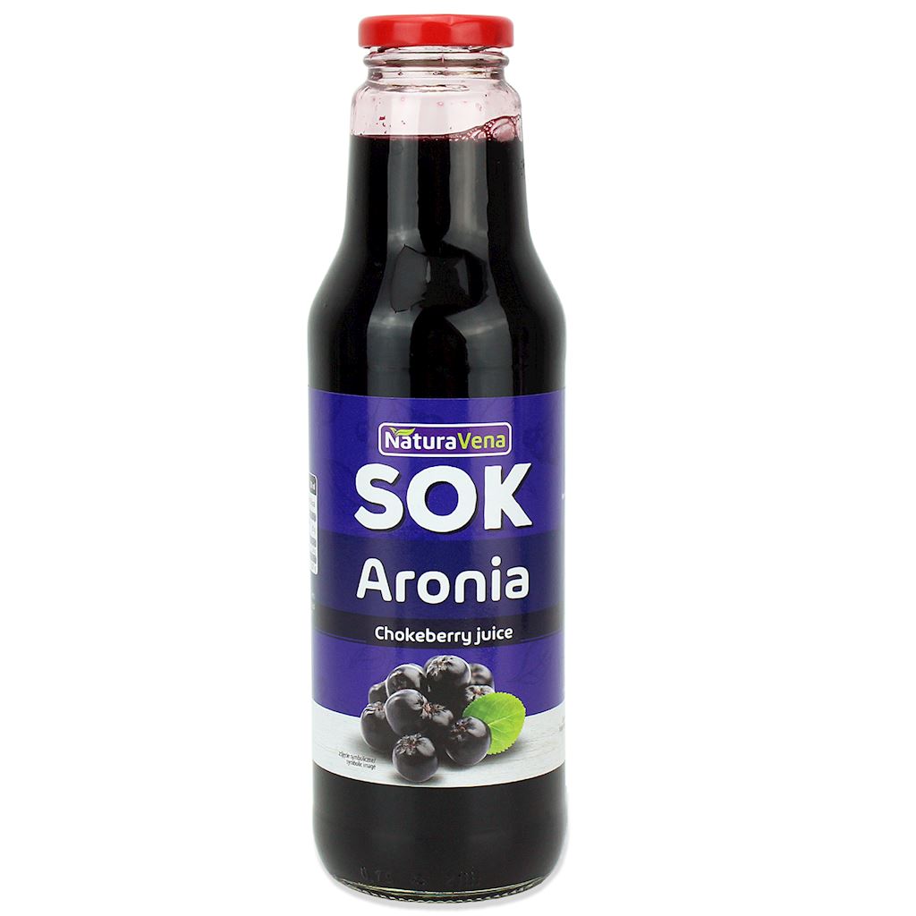 SOK Z ARONII 100 % 750 ml – NATURAVENA