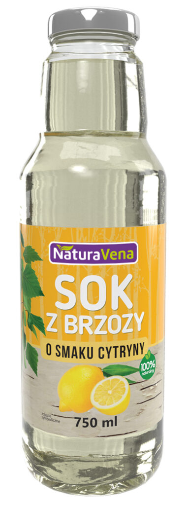 SOK Z BRZOZY Z CYTRYNĄ 750 ml – NATURAVENA