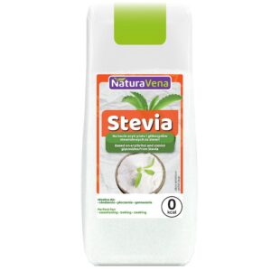 STEVIA (NA BAZIE ERYTRYTOLU I GLIKOZYDÓW STEWIOLOWYCH ZE STEWII) 150 g - NATURAVENA