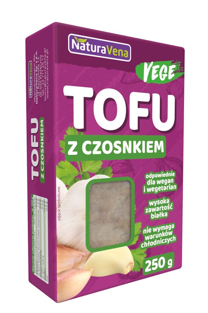 TOFU Z CZOSNKIEM 250 g – NATURAVENA