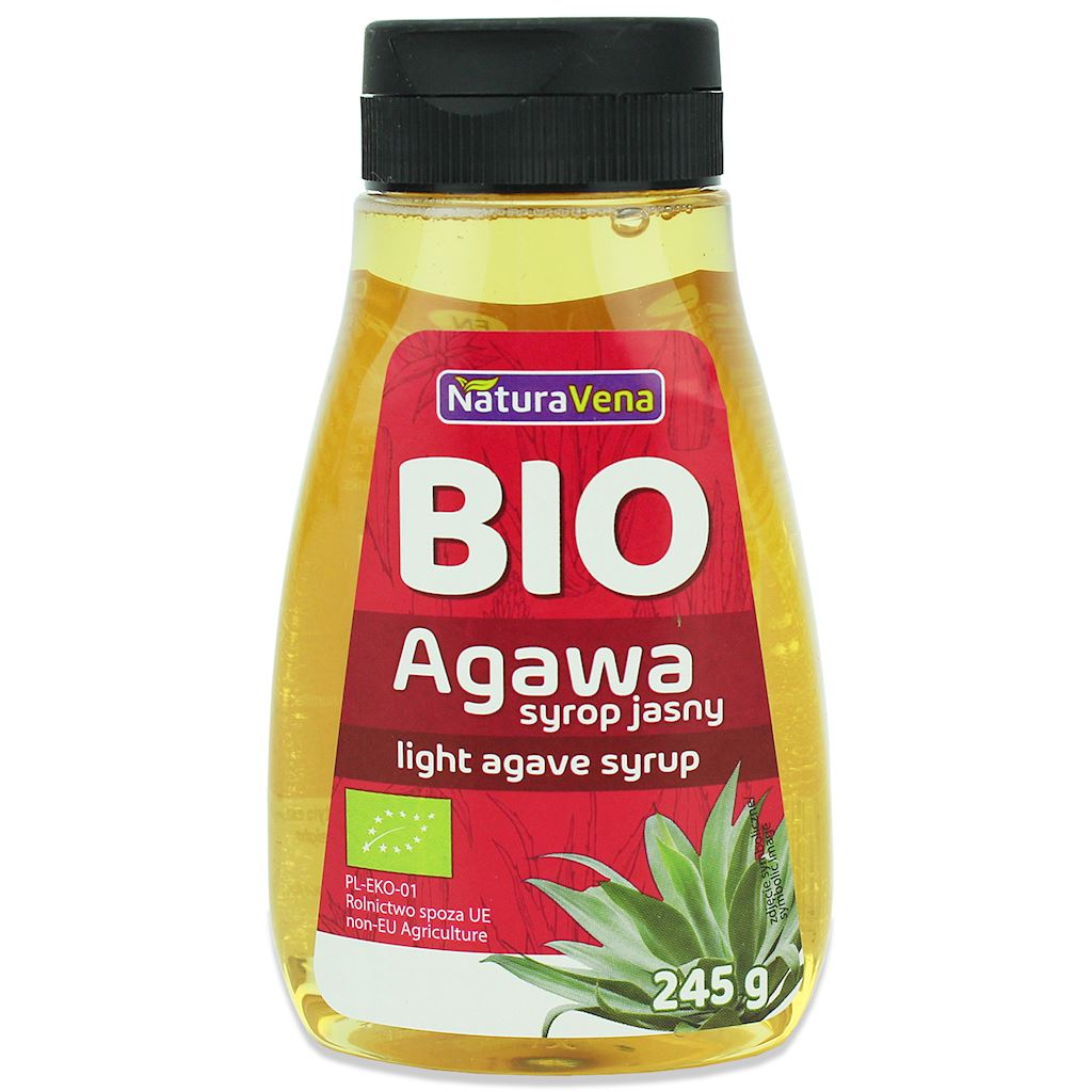 SYROP Z AGAWY JASNY BIO 245 g – NATURAVENA