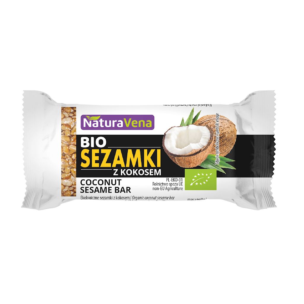 SEZAMKI Z KOKOSEM BIO 27 g – NATURAVENA