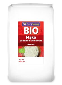 MĄKA PSZENNA CHLEBOWA TYP 750 BIO 1 kg - NATURAVENA