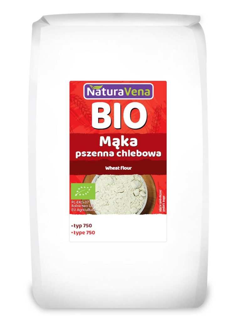 MĄKA PSZENNA CHLEBOWA TYP 750 BIO 1 kg – NATURAVENA