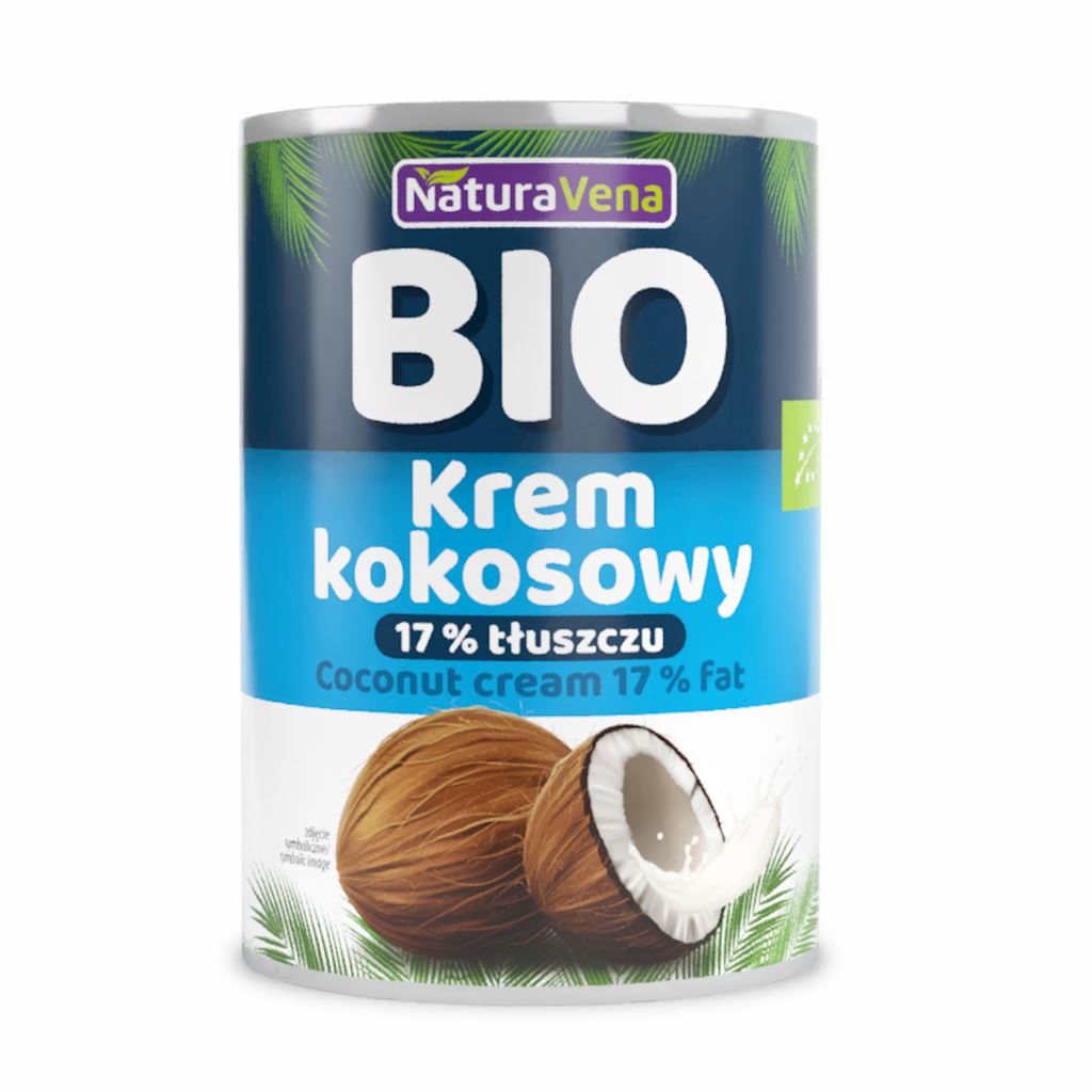 KREM KOKOSOWY 17 % BIO 400 ml – NATURAVENA