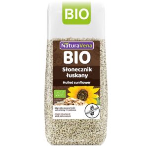 SŁONECZNIK ŁUSKANY BEZGLUTENOWY BIO 250 g - NATURAVENA